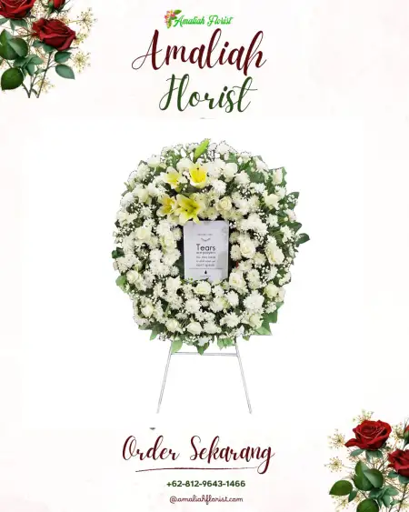 Krans Bunga Duka Semaya